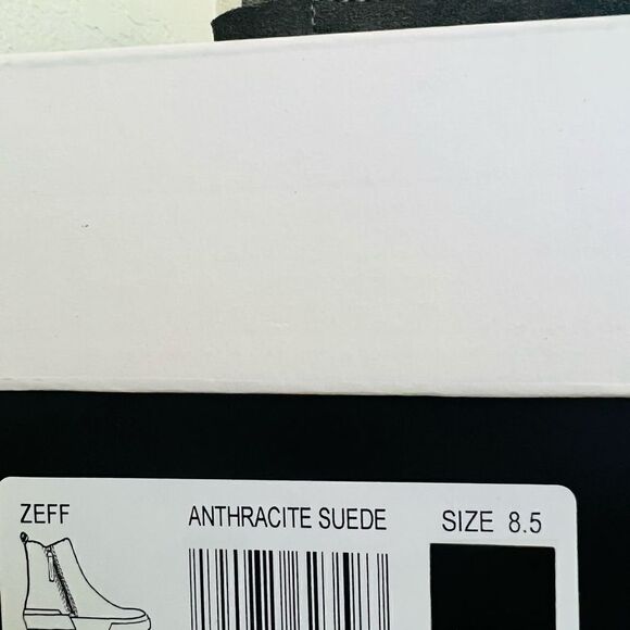 DOLCE VITA‎ Faux Shearling Sneaker Wedge Bootie,  Black Leather, Size 8 1/2, NWT - Picture 12 of 15